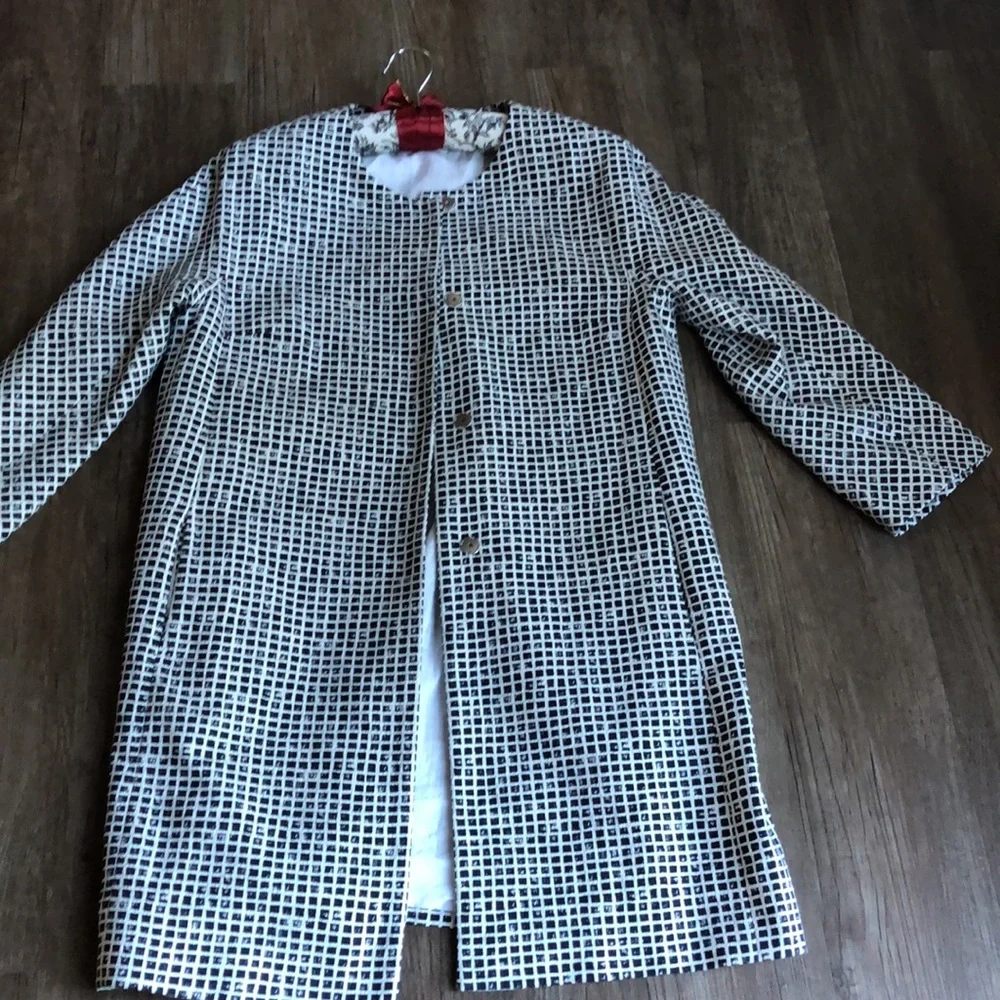 MaxMara weekend sleeveless shift dress with matching coat. - Picture 7 of 12